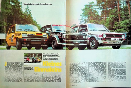 Sport auto 1977 golf - 08/1977, vw