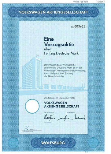 Volkswagen aktie - volkswagen,