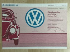 VW-Käfer Aktie der Volkswagen