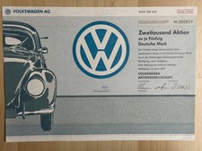 VW-Käfer Aktie der Volkswagen