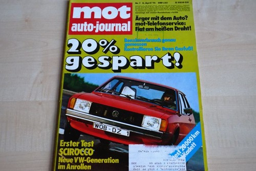 Mot 1974 vw scirocco - mot,