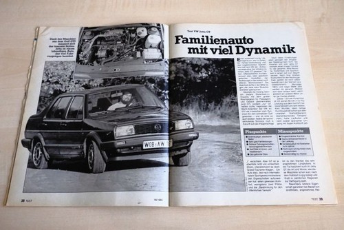 Mot 1985 jetta - vw, gt