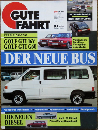 Gute fahrt vgl - 09/90, vgl-test