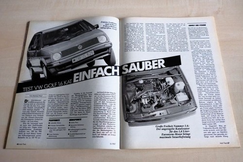 Mot 1987 golf 1 - vw, cl