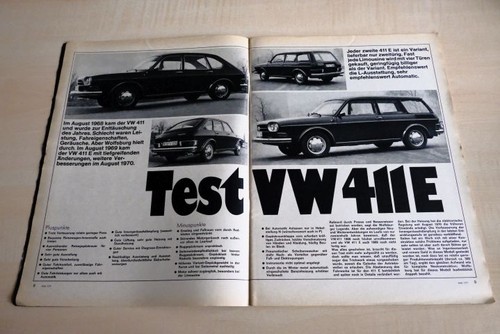 Mot 1971 411 - mot, vw