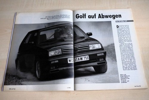 Mot 1989 rallye golf - 01/1989,
